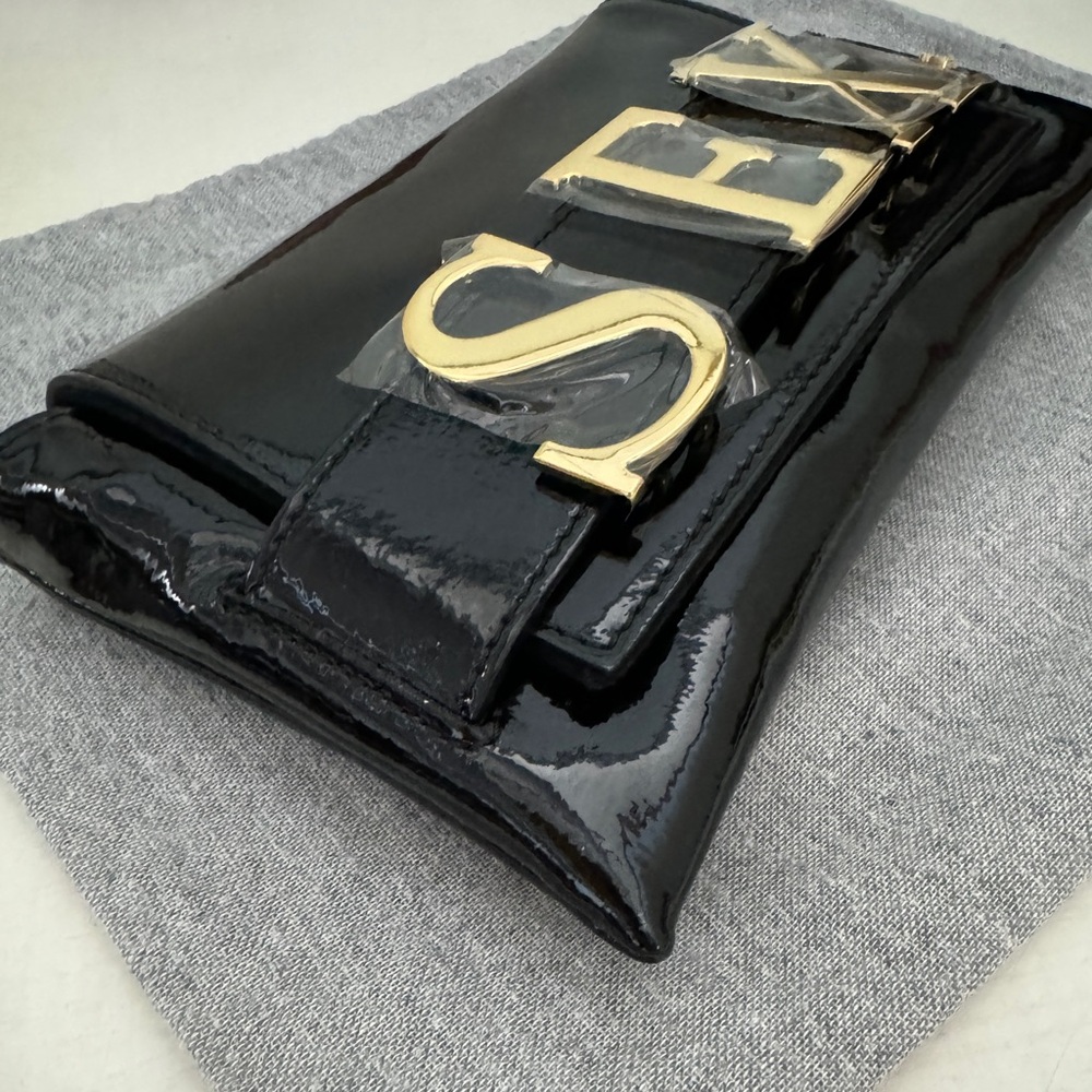 BRAND NEW SEX CLUTCH Vivienne Westwood BLK PATENT LEATHER. - Picture 13 of 13